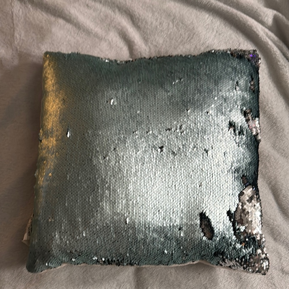 Reversible Sequin Pillow